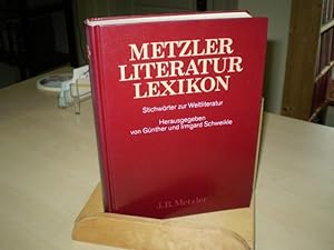 Bild des Verkufers fr Metzler Literatur Lexikon. Stichwrter zur Weltliteratur. zum Verkauf von Antiquariat im Schloss