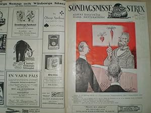 Seller image for SNDAGSNISSE STRIX. Nr. 01 Jan. 1927 bis Nr. 50 Dez. 1927. Mit allen Sonderausgaben des Jahres. for sale by Antiquariat im Schloss