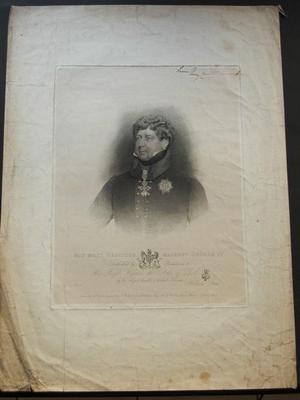 His Most Gracious Majesty George IV. Kupferstich von T. Woolnoth.