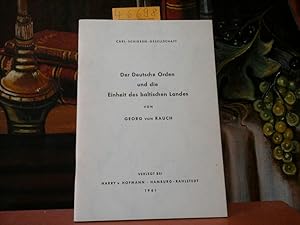 Der Deutsche Orden und die Einheit des baltischen Landes.