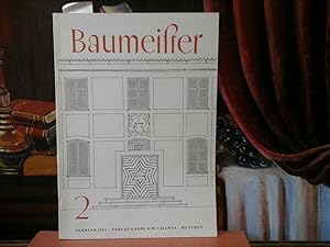 Immagine del venditore per Baumeister. Zeitschrift fr Baukultur und Bautechnik. 48. Jahrgang, Heft 2, Februar 1951. venduto da Antiquariat im Schloss