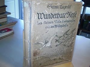 Bild des Verkufers fr Wunderbare Reise des kleinen Nils Holgerson und den Wildgnsen. Ein Kinderbuch. zum Verkauf von Antiquariat im Schloss