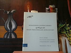 Muss unsere politische Maschinerie umkonstruiert werden? 22. Tagung am 23. Mai 1966 in Hamburg-Be...