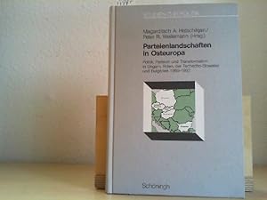 Bild des Verkufers fr Parteienlandschaften in Osteuropa. Politik, Parteien und Transformation in Ungarn, Polen, der Tschecho-Slowakei und Bulgarien 1989 - 1992. Redaktion Jutta-B. Bhle-Joester. zum Verkauf von Antiquariat im Schloss