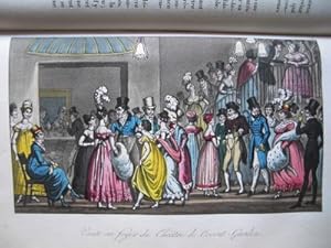 Seller image for Diorama Anglais ou Promenades Pittoresques  Londres, Renfermant les notes les plus exactes sur les caracteres, les moeurs et usages de la nation anglais, prises dans les differentes classes de la societ. Par M. S.Ouvrage orn de vingt-quatre planches graves et enlumines, et de plusieurs sujets caracteristiques [par Robert Cruikshank]. for sale by Antiquariat im Schloss