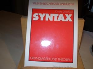 Seller image for SYNTAX. Grundlagen und Theorie. for sale by Antiquariat im Schloss