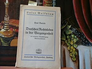 Bild des Verkufers fr Deutsches Rechtsleben in der Vergangenheit mit besonderer Bercksichtigung Niederdeutschlands. zum Verkauf von Antiquariat im Schloss