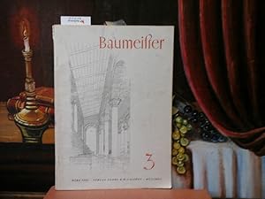 Immagine del venditore per Baumeister. Zeitschrift fr Baukultur und Bautechnik. 48. Jahrgang, Heft 3, Mrz 1951. venduto da Antiquariat im Schloss