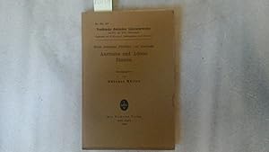 Anemons und Adonis Blumen. Herausgegeben von Günther Müller.