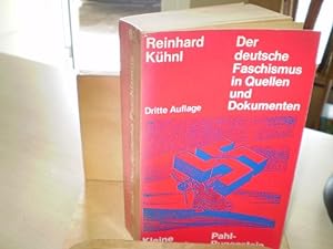 Bild des Verkufers fr Der deutsche Faschismus in Quellen und Dokumenten. zum Verkauf von Antiquariat im Schloss