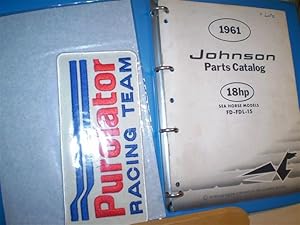 Immagine del venditore per Johnson Parts Catalog. 18hp Sea Horse Models. FD-FDL-15. venduto da Antiquariat im Schloss