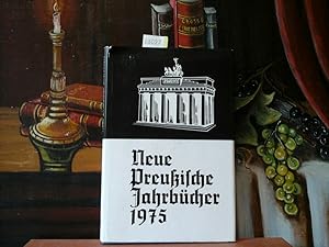 Neue Preußische Jahrbücher. Erster Jahrgang 1975.