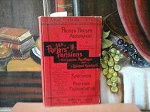 Les parlens parisiens. Proben Pariser Aussprache. / Specimens of parisian pronunciation. Antholog...