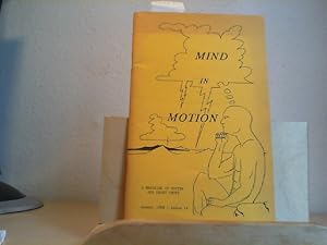 Bild des Verkufers fr Mind in Motion. Summer 1988. Issue 14. A Magazine of Poetry and Short Prose. zum Verkauf von Antiquariat im Schloss