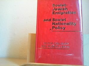 Immagine del venditore per Soviet-Jewish Emigration and Soviet Nationality Policy. venduto da Antiquariat im Schloss
