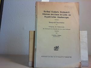 Kardinal Humberts Streitschrift Adversus simoniacos im Lichte der Augustinischen Anschauungen.