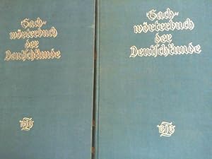 Sachwörterbuch der Deutschkunde. In zwei Bänden.