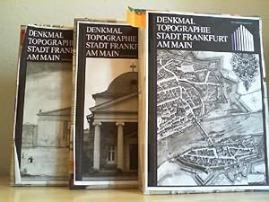 Bild des Verkufers fr Denkmaltopographie Stadt Frankfurt am Main. Limit. Sonderauflage. (UND MIT dem Supplementband: Rdel, Volker: Die Frankfurter Stadtteilfriedhfe. SOWIE: Der Frankfurter Hauptfriedhof. ) Insges. 3 Bnde. zum Verkauf von Antiquariat im Schloss