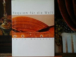 Bild des Verkufers fr Requiem fr die Welt. Die Glasfenster der Kapelle im Friedhof von Petersburg. Texte: Hans Wielander, Herbert Rosendorfer und Michaela Haibl. zum Verkauf von Antiquariat im Schloss