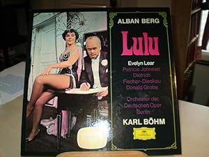 Seller image for LULU. Oper nach Frank Wedekinds Tragdien "Erdgeist" und "Bchse der Pandora". Evelyn Lear, Sopran. Loren Driscoll, Tenor. Dietrich Fischer-Dieskau, Bariton (u.a.). Orchester der Deutschen Oper Berlin. Dirigent: Karl Bhm. for sale by Antiquariat im Schloss