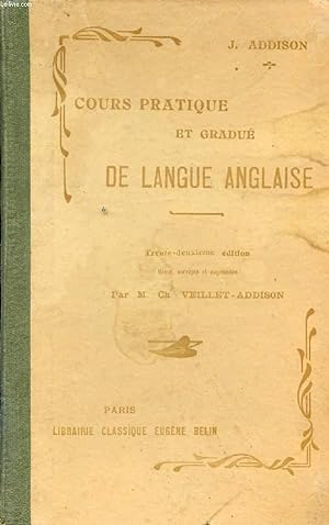Seller image for COURS PRATIQUE ET GRADUE DE LANGUE ANGLAISE for sale by Le-Livre