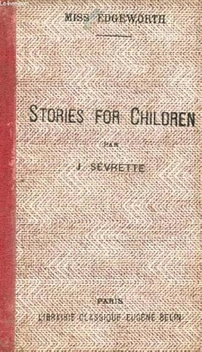 Seller image for STORIES FOR CHILDREN (Contes pour les Enfants) for sale by Le-Livre