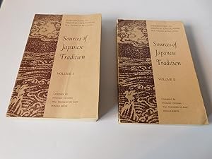 Seller image for Sources of Japanese Tradition (volume 1 & 2) for sale by A Few Books More. . .