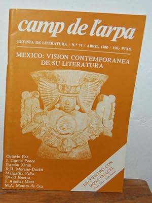 Bild des Verkufers fr CAMP DE L ARPA. Revista de Literatura. N 74 Abril 1980 MXICO: visin contempornea de su literatura. zum Verkauf von EL RINCN ESCRITO