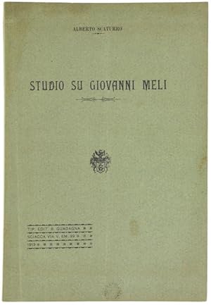 STUDIO SU GIOVANNI MELI.: