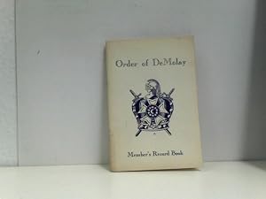 Order of DeMolay Members Record Book