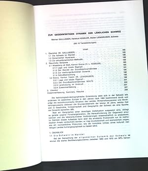 Imagen del vendedor de Zur gegenwrtigen Dynamik der lndlichen Schweiz; a la venta por books4less (Versandantiquariat Petra Gros GmbH & Co. KG)