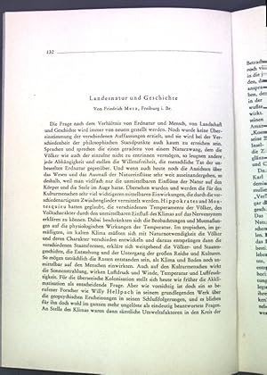 Bild des Verkufers fr Landesnatur und Geschichte; zum Verkauf von books4less (Versandantiquariat Petra Gros GmbH & Co. KG)