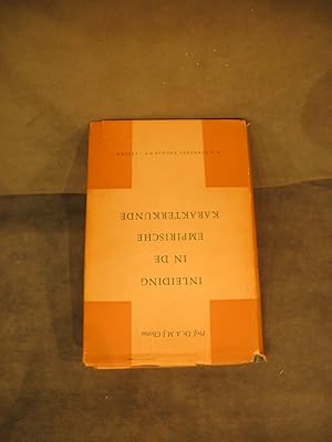 Bild des Verk�ufers f�r Inleiding in de empirische karakterkunde zum Verkauf von A. Van Zaelen antiquariaat