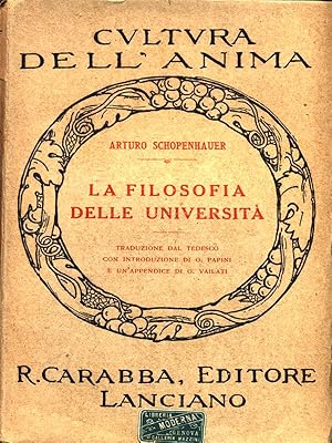 Imagen del vendedor de La filosofia delle universita' a la venta por Librodifaccia