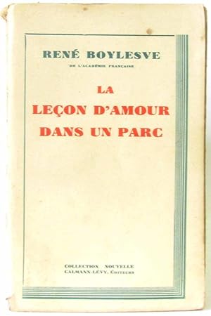 Seller image for La lecon d'amour dans un parc for sale by crealivres
