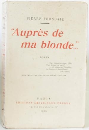 Seller image for Auprs de ma blonde for sale by crealivres