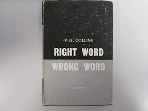 Seller image for Right word, wrong word;: A book of synonyms with explanations for sale by Goldstone Rare Books