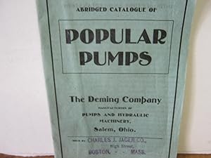 Abridged Catalogue of Popular Pumps The Deming Company Manufacturer of Pumps and Hydraulic MacHinery