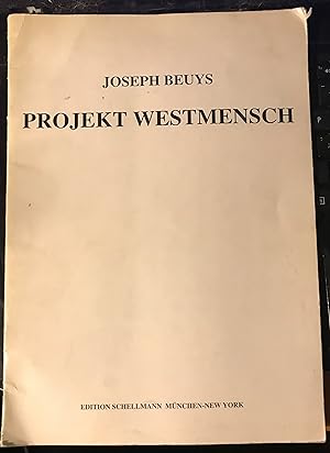 Bild des Verkufers fr Joseph Beuys: Projekt Westmensch zum Verkauf von Rob Warren Books