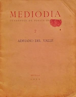 Mediodia (cuadernos de poesía española, 2).