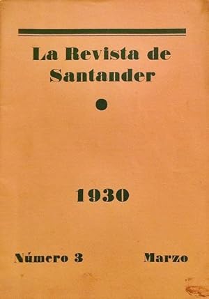 La Revista de Santander 1930 (Marzo, Núm. 3).