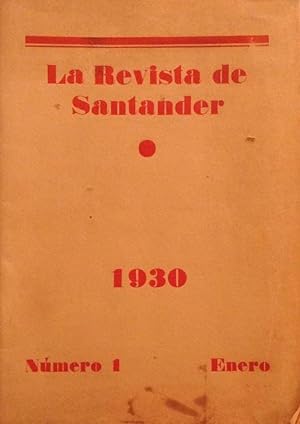 La Revista de Santander 1930 (Enero, Núm. 1).