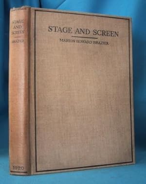 Imagen del vendedor de STAGE AND SCREEN a la venta por Nick Bikoff, IOBA