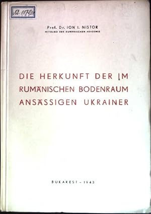 Bild des Verkufers fr Die Herkunft der im rumnischen Bodenraum ansssigen Ukrainer zum Verkauf von books4less (Versandantiquariat Petra Gros GmbH & Co. KG)