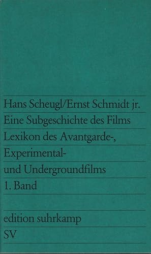 Seller image for Eine Subgeschichte des Films. Lexikon des Avantgarde-, Experimental- und Undergroundfilms. (Mit einer Einfhrung von Peter Weibel). (1. Aufl.). 2 Bde. (= komplett). for sale by Antiquariat Reinhold Pabel