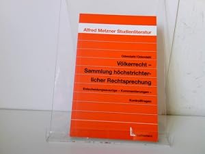 Bild des Verkufers fr Vlkerrecht - Sammlung hchstrichterlicher Rechtsprechung zum Verkauf von ABC Versand e.K.