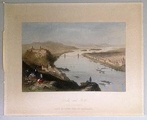 Bild des Verkufers fr Ansicht auf Buda und Pesth vom Bloxberg aus. zum Verkauf von Antiquariat Seibold
