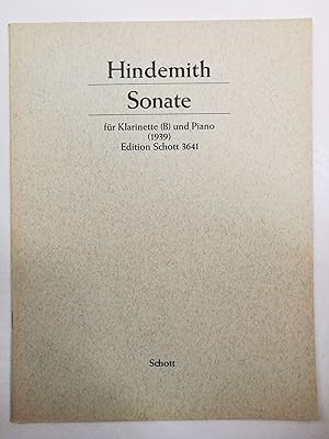 Sonate für Klarinette (B) und Piano - 1939