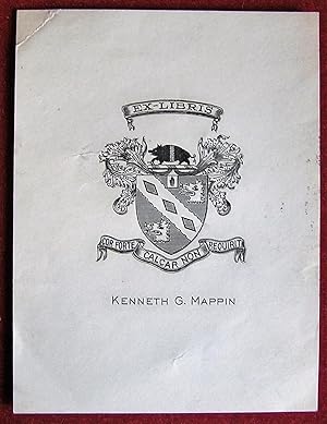 Ex-Libris Québec. Kenneth G.Mappin