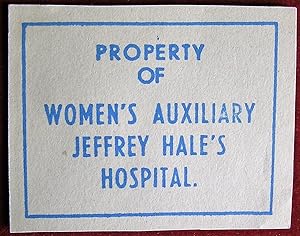Ex-libris Québec. Jeffrey Hales Hospital